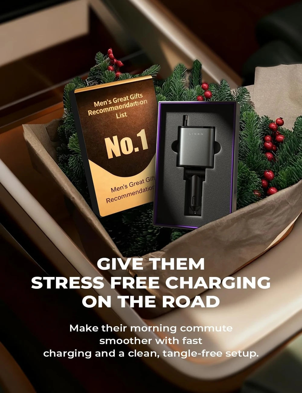 LISEN Retractable Car Charger
